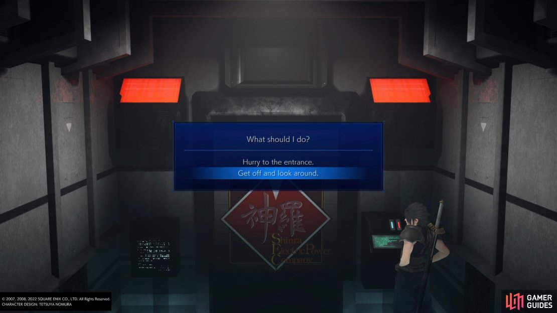 Choose to get off on this floor to begin your search