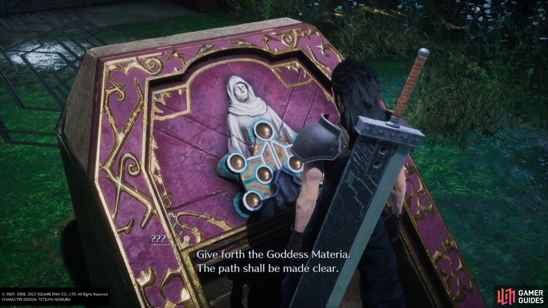You will need to find all 7 Goddess Materia to open the way to the final boss.