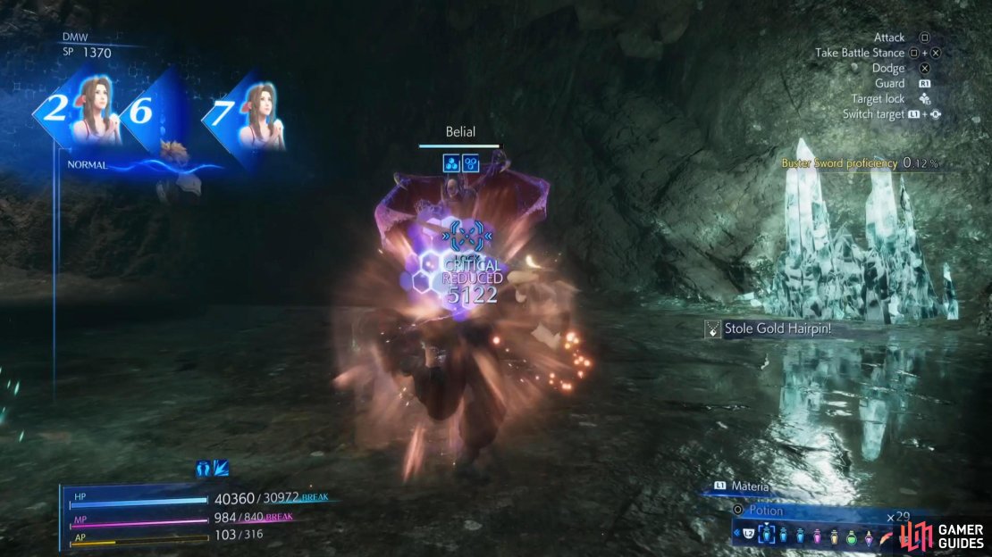 You can steal the Gold Hairpin from Belial in mission 9-6-5.