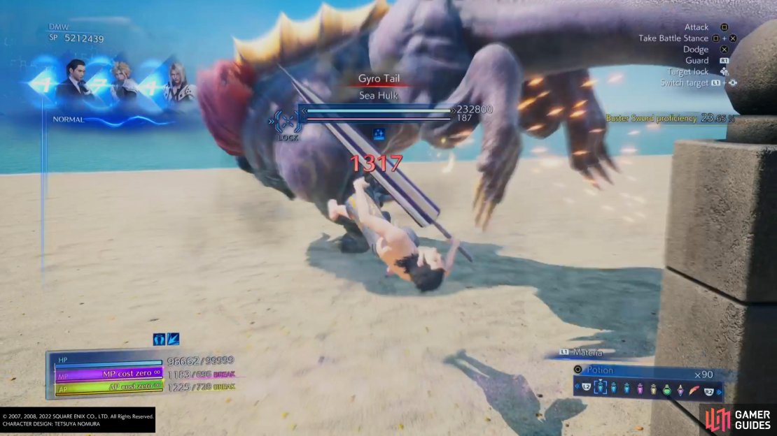 Gyro Tail is a quick attack that it will sometimes use twice in quick succession