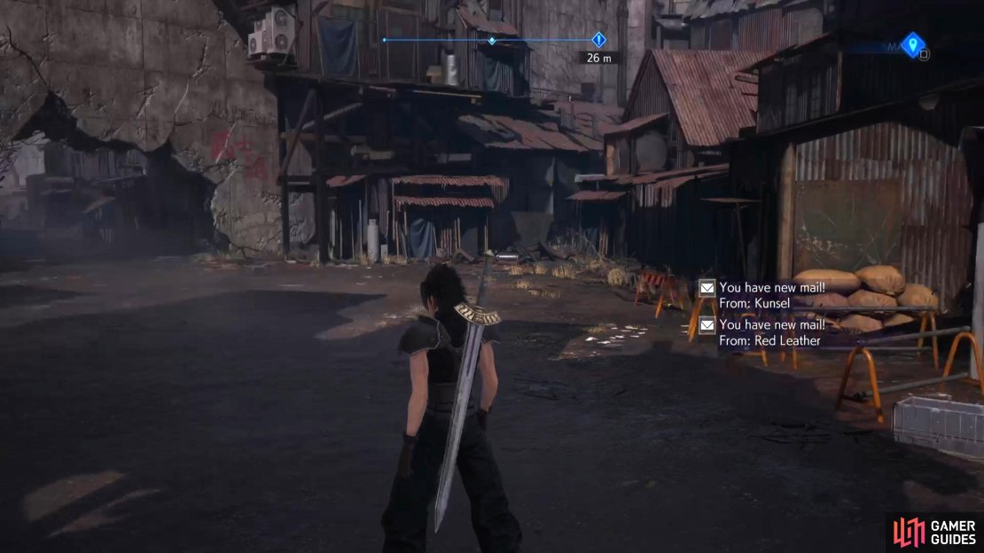 If you walk past the Sector 5 Market entrance, you’ll get two mails.