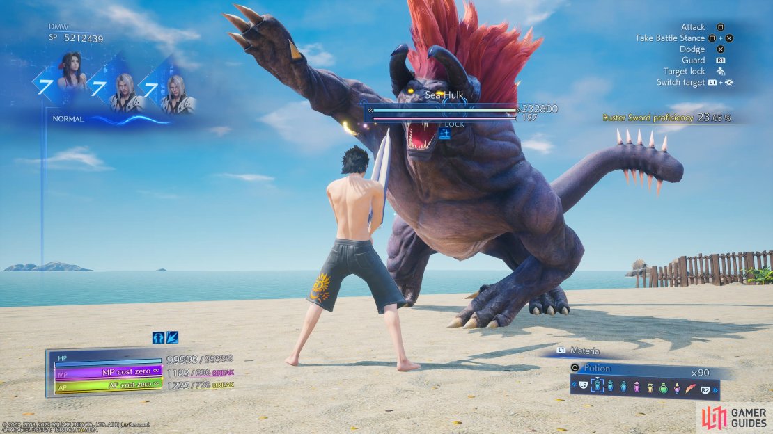 You will need to deal with the Sea Hulk in the final vacation mission.