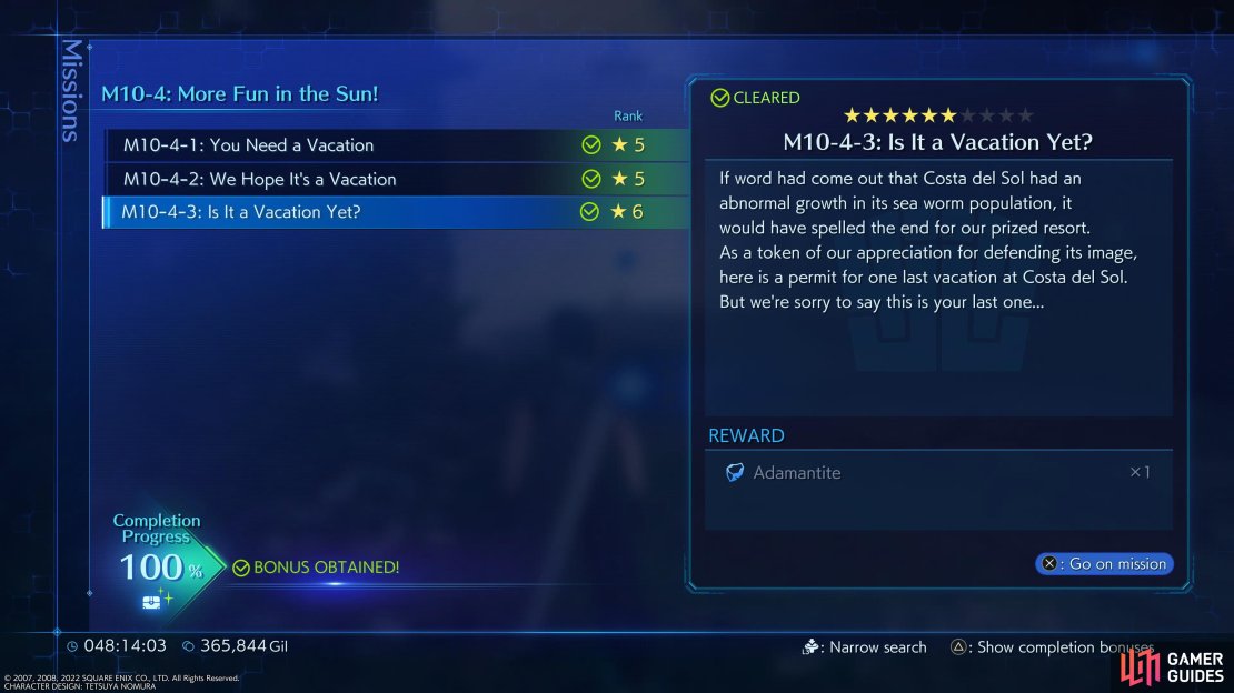 You will need to be on Chapter 6 before you can unlock the way to this Mission.
