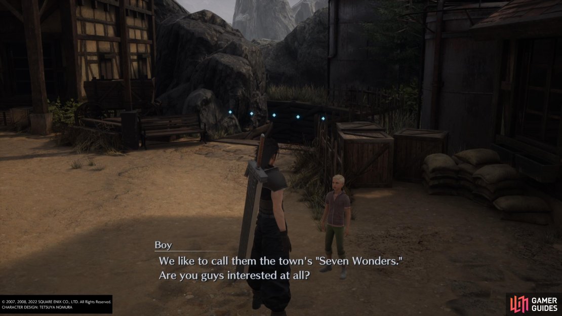 You can solve the Seven Wonders of Nibelheim in Chapter 8.