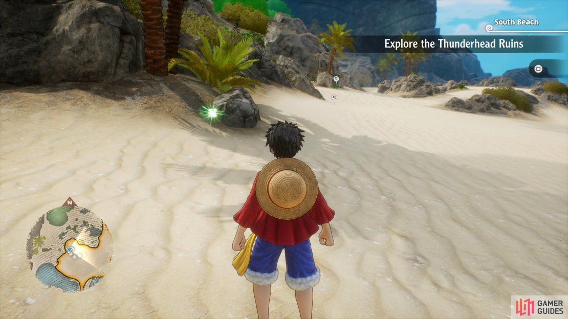 Behind a small rock in South Beach (Beginning area). Must complete Lake Shore Cave first.
