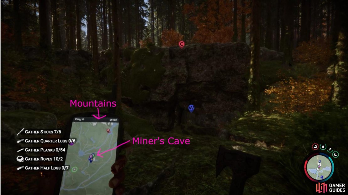 Here is where to find the Rope Gun cave location in Sons of the Forest.