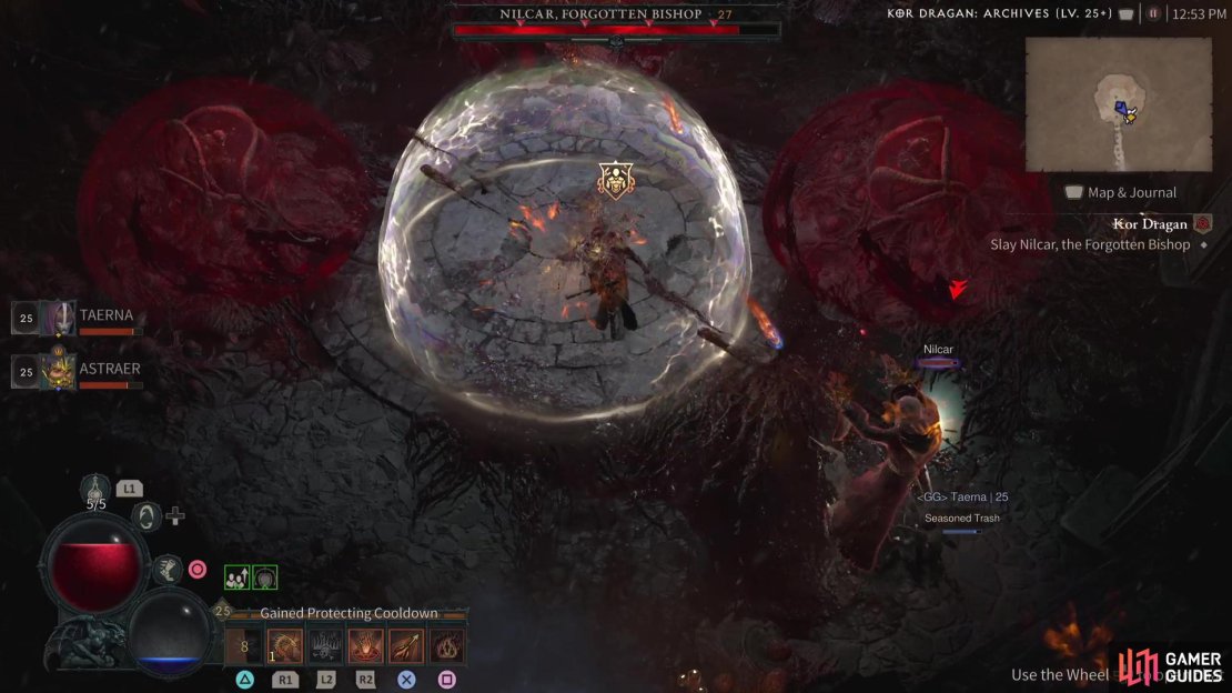 Blood Barrage can easily kill you if you’re hit by the whole stream