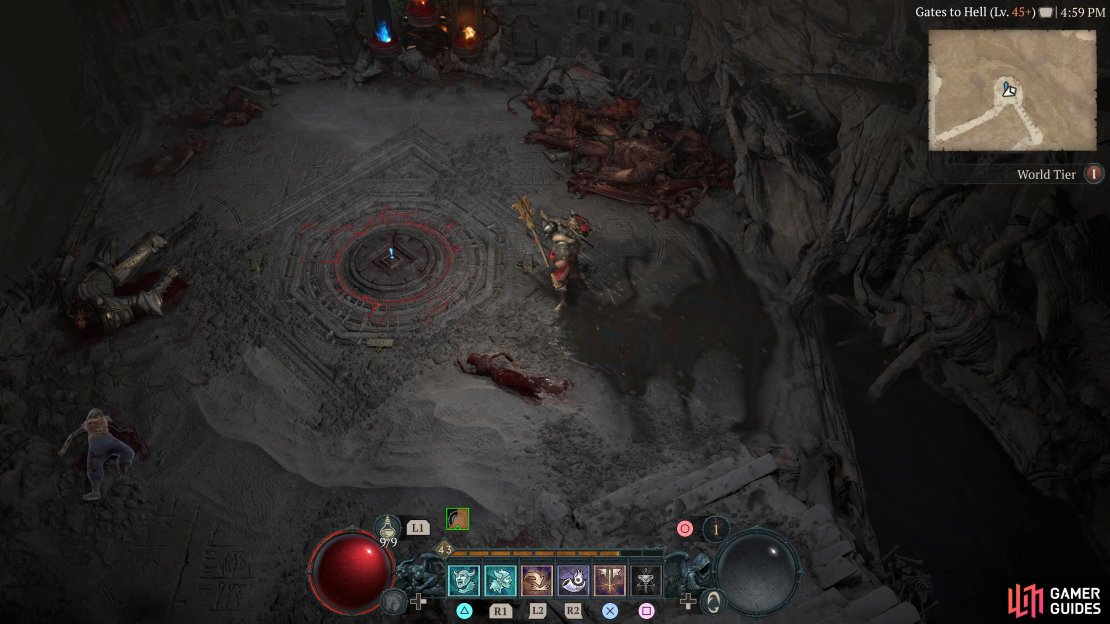 You’ll need to light up three statues before the quest will appear here.