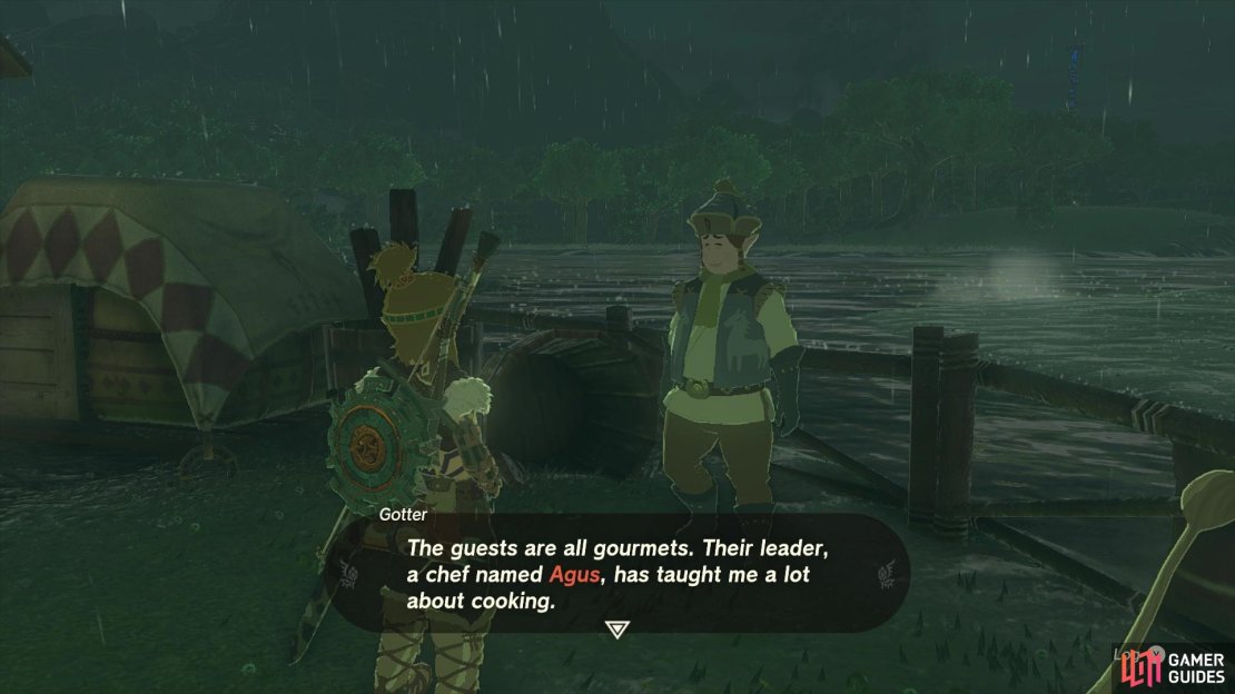 Gotter wants you to find Agus and his friends.