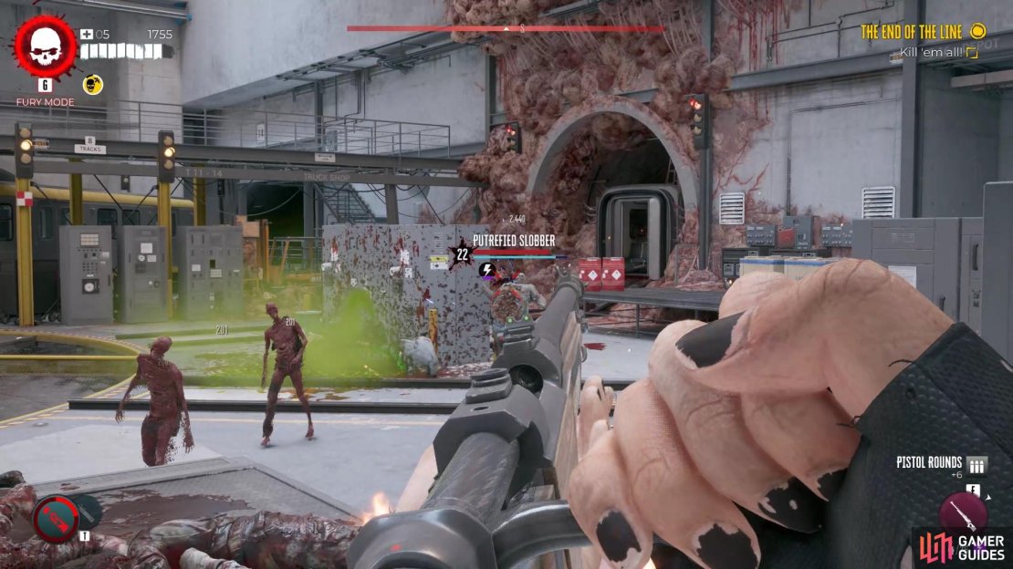 Now its time for lots of fighting. Use guns and traps to make this section easier to deal with.