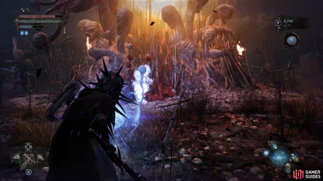 Pop the Umbral Parasites and clear out the enemies