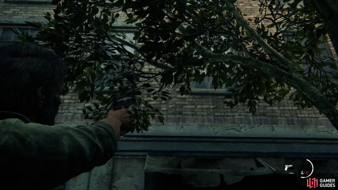Shoot the Firefly Pendant - Ben Glueck down from the tree branch.