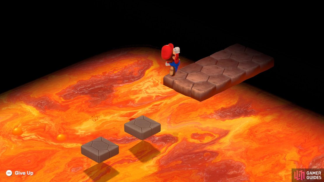 Action Course 1 - Room 1: Wait for the blocks to rise over the next block before committing.