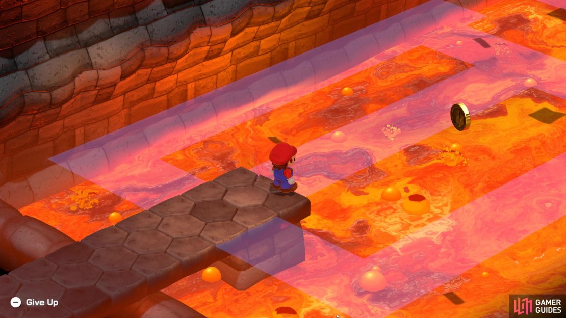 Action Course 2 - Room 1: Every time you jump, the path through will reveal itself.