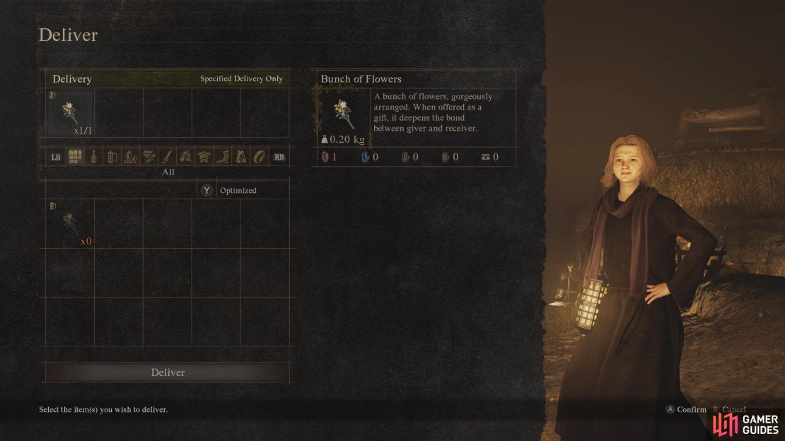You can find a bunch of flowers in the Inn, otherwise you’ll need to craft them.