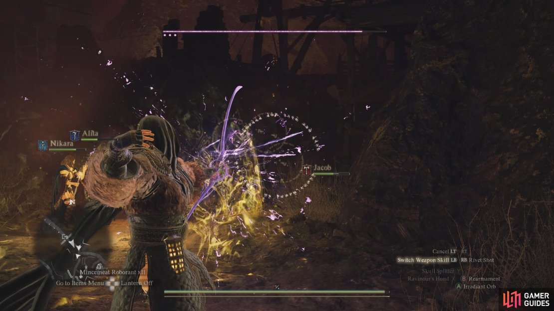 When you reach the gates, help Henrique defeat the Golem.