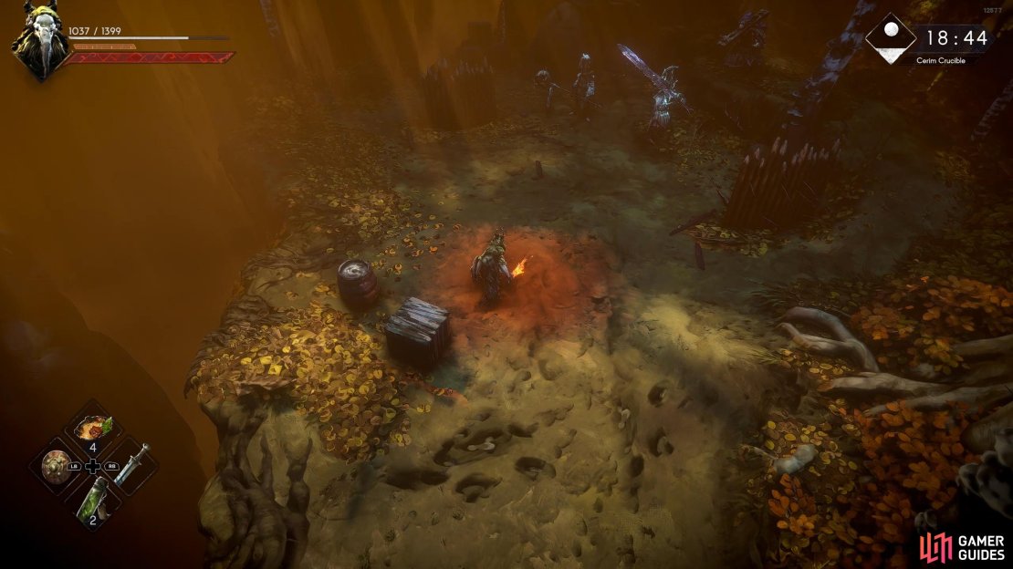 There are several floors in the trial that appear in random order.