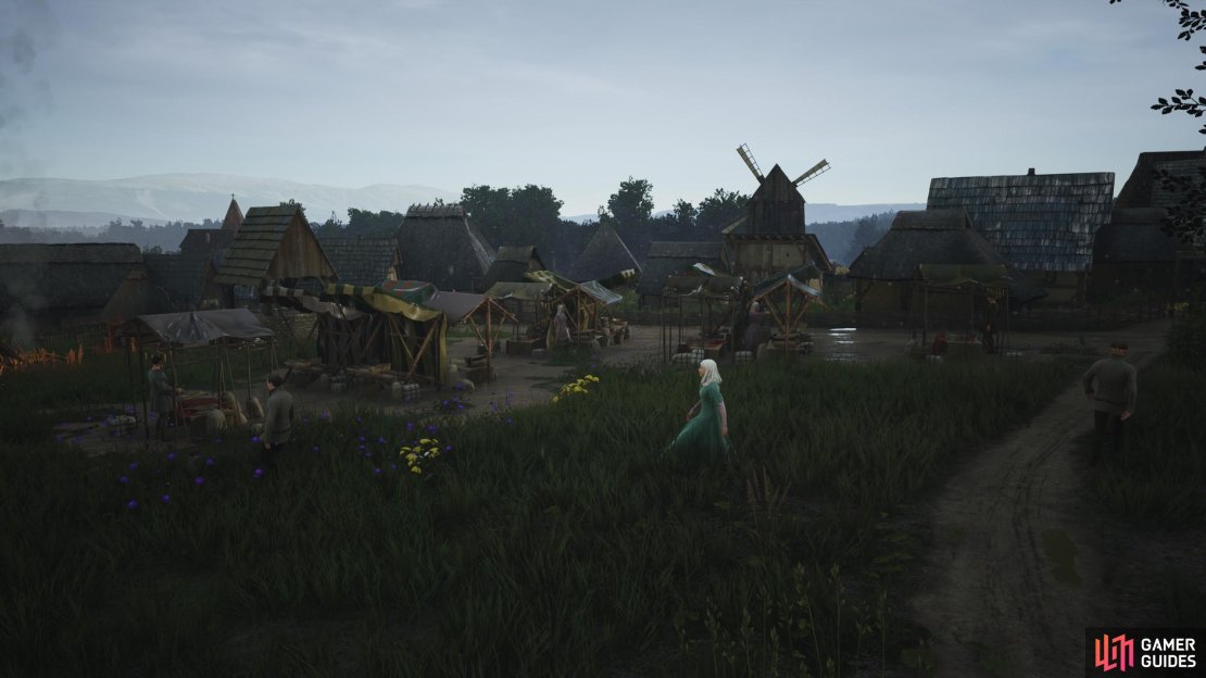 Letting some items enter your marketplace that you make from purchased raw materials will help your burgage plot advance and the town’s approval rating increase.