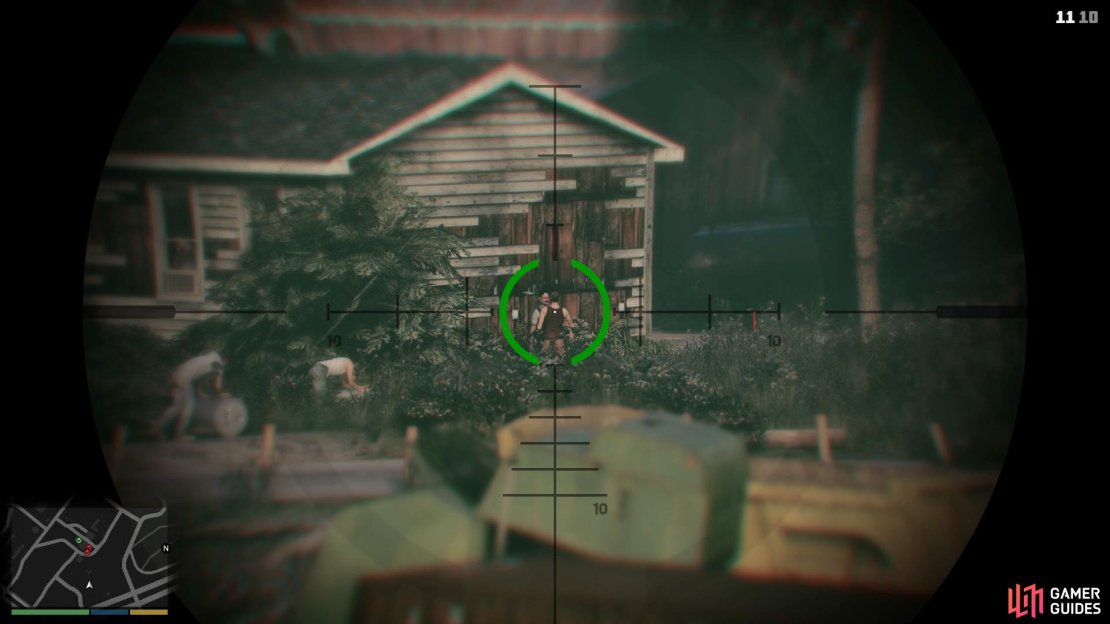 Take out the brothers in one shot from the vantage point