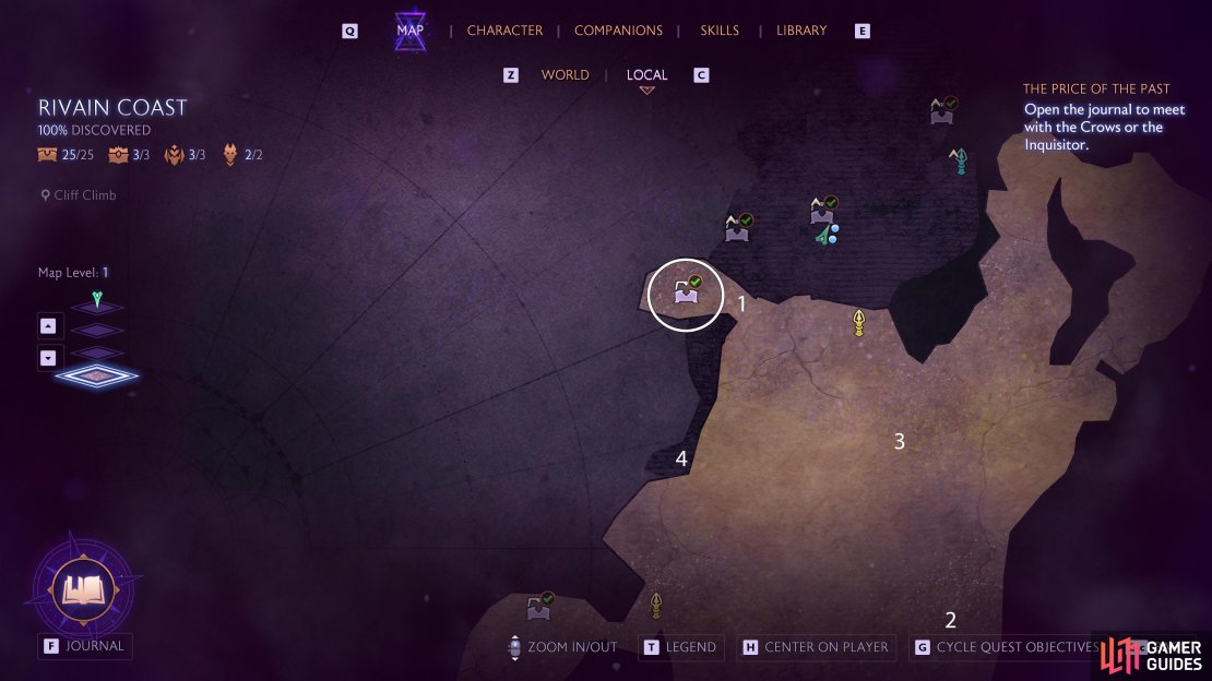 The Brazier Chest puzzle can be found on the Tide Flats.
