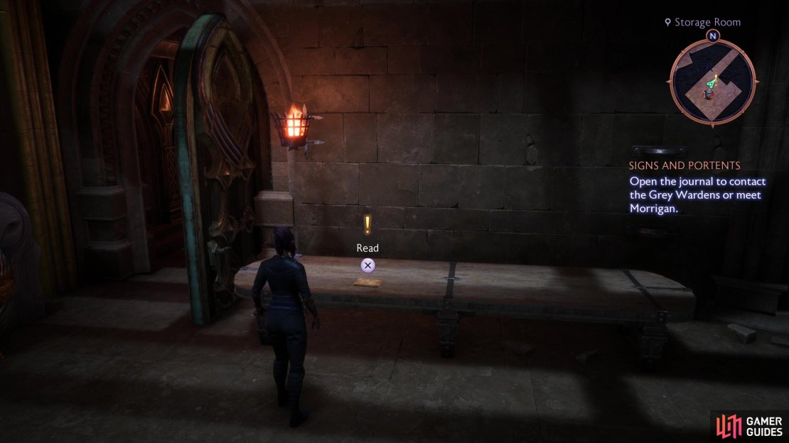 Find the note “Help for Treviso” in Taash’s room in The Lighthouse to start this quest.