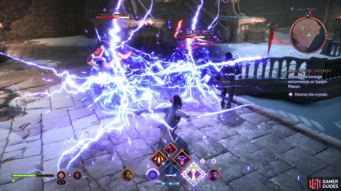 Defeat the Venatori infesting Gaspin Manor,