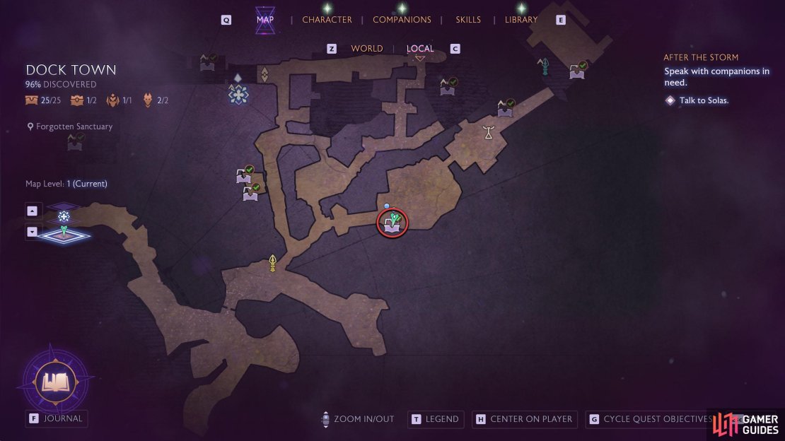 This chest won’t be accessible until you complete The Hidden Hoard side quest.