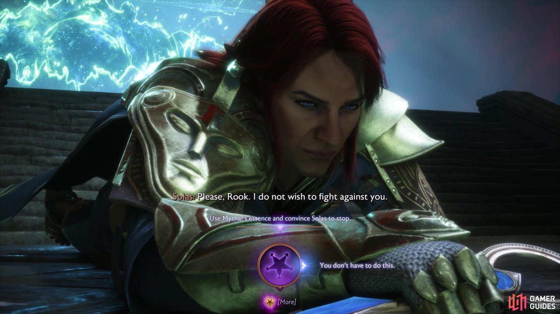 You’ll get a special third choice if you have Mythal’s Essence, this is the best choice.
