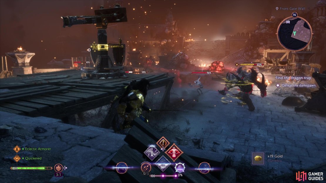 Use this Ballista to take down the enemies