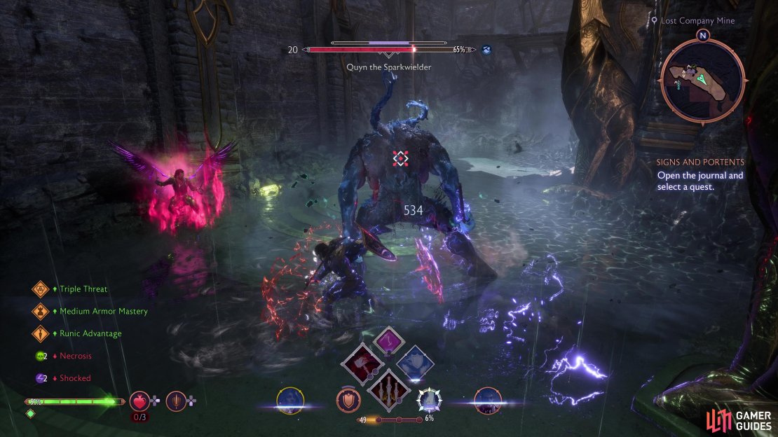 The One-Handed Weapon and Shield combo offers extra defense for the Warrior.