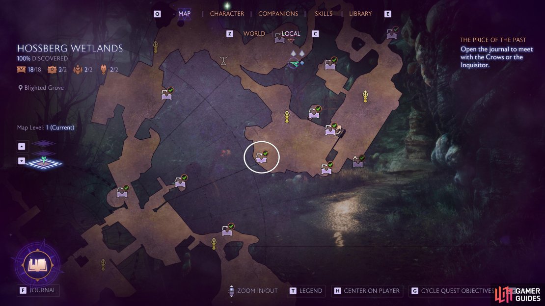 You’ll need to have activated the Gate of Pale Reflections quest in the Crossroads first.