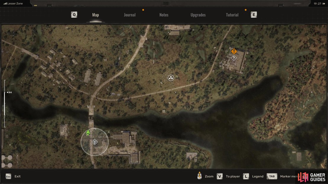 The Detention Center can be found to the east of the entrance to Garbage.