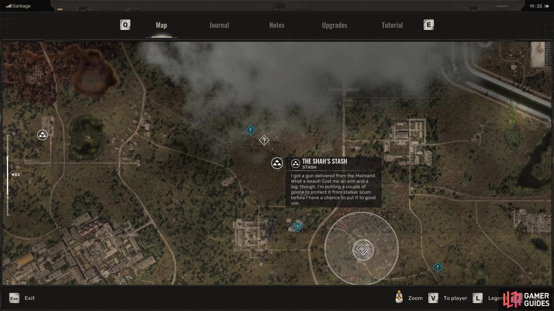 You will find Shah’s Stash near the Poisonous Hole area.