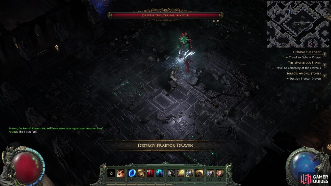 Draven, the Eternal Praetor is one of the bosses for the Sorrow Among Stones quest in Path of Exile 2.