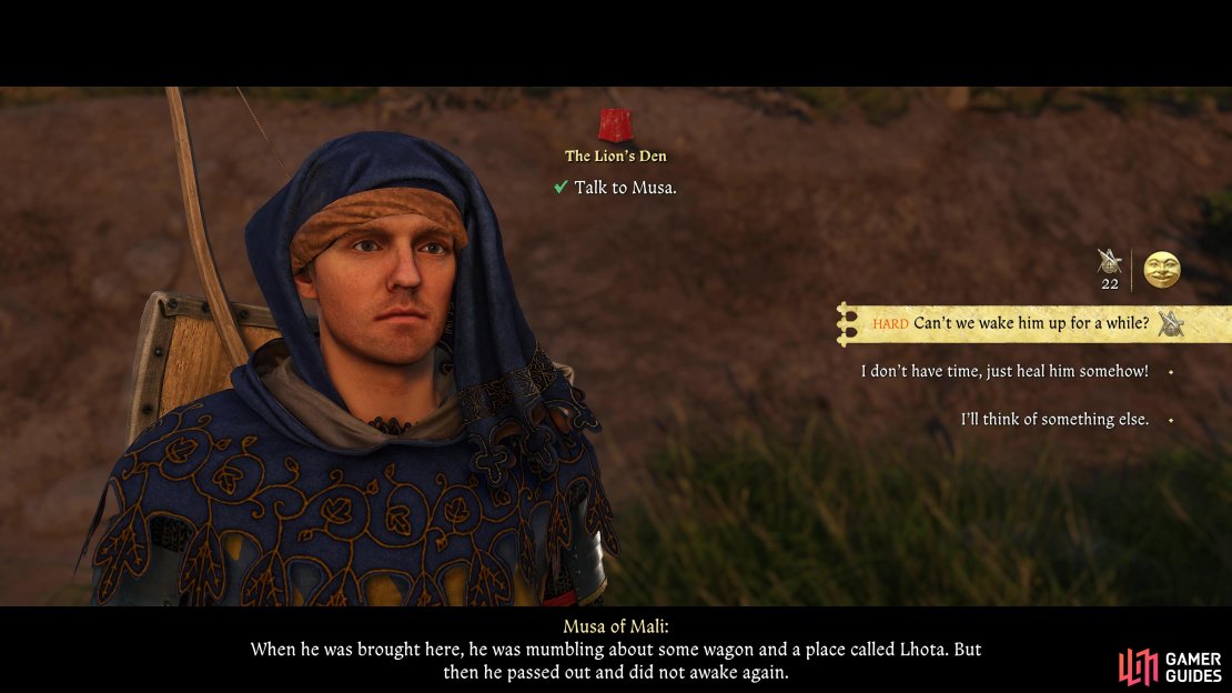 Pass this survival check to learn a way to get more information.