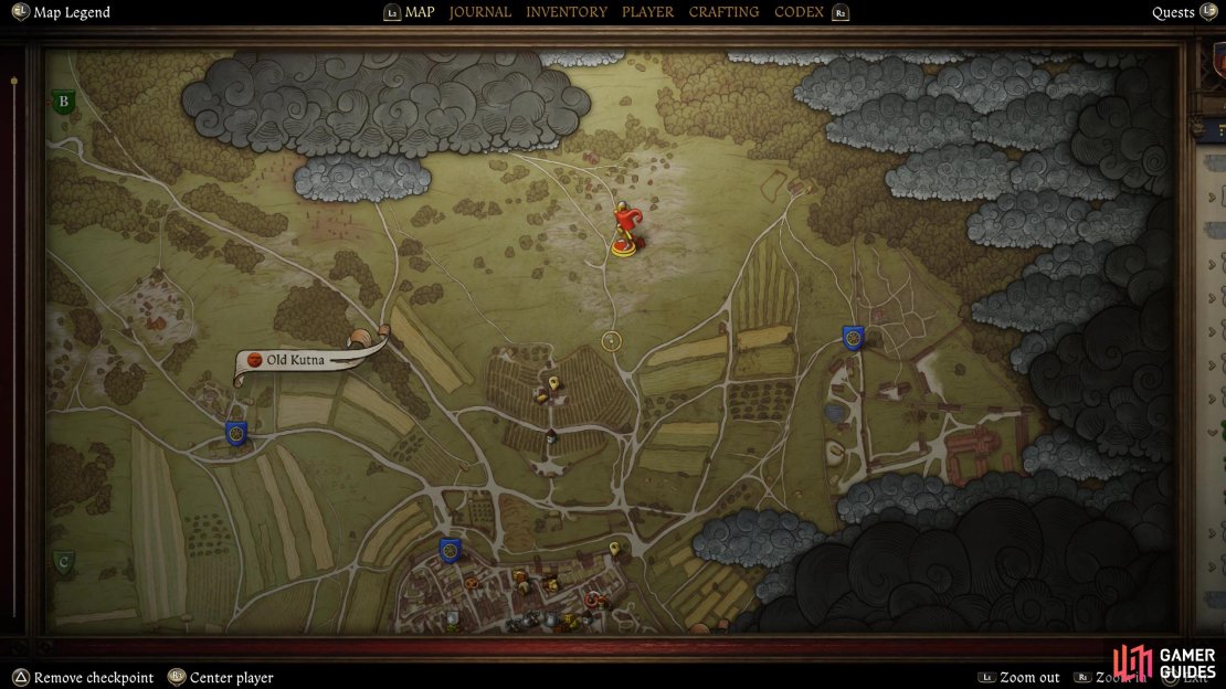 Head to this location on the map