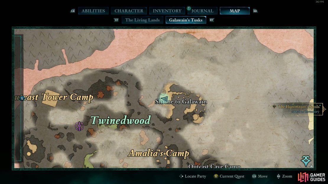 The Shrine to Galawain has the totem core.