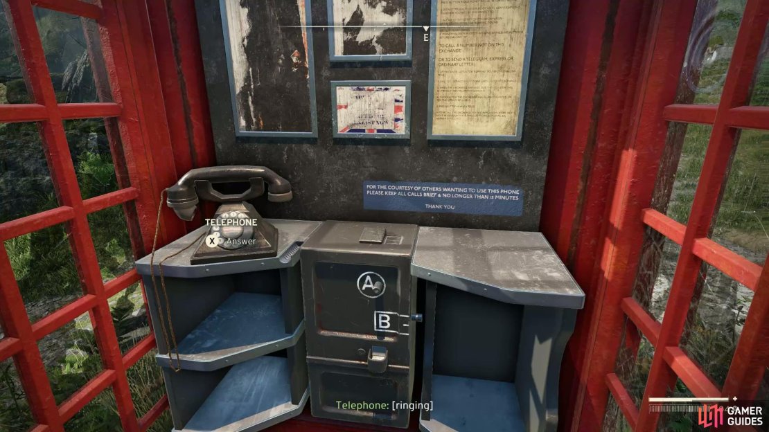 Red telephone booths are scattered across Atomfall.