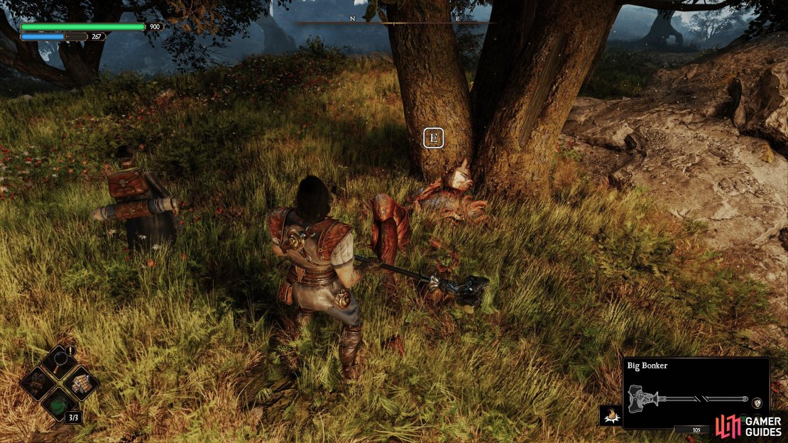Val-Reec’s corpse is by the trees in the Hollow Plain. Go behind the anvil, go left, and left again.