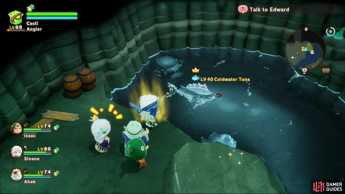 The Coldwater Tuna dwells in Yohoho Cavern.
