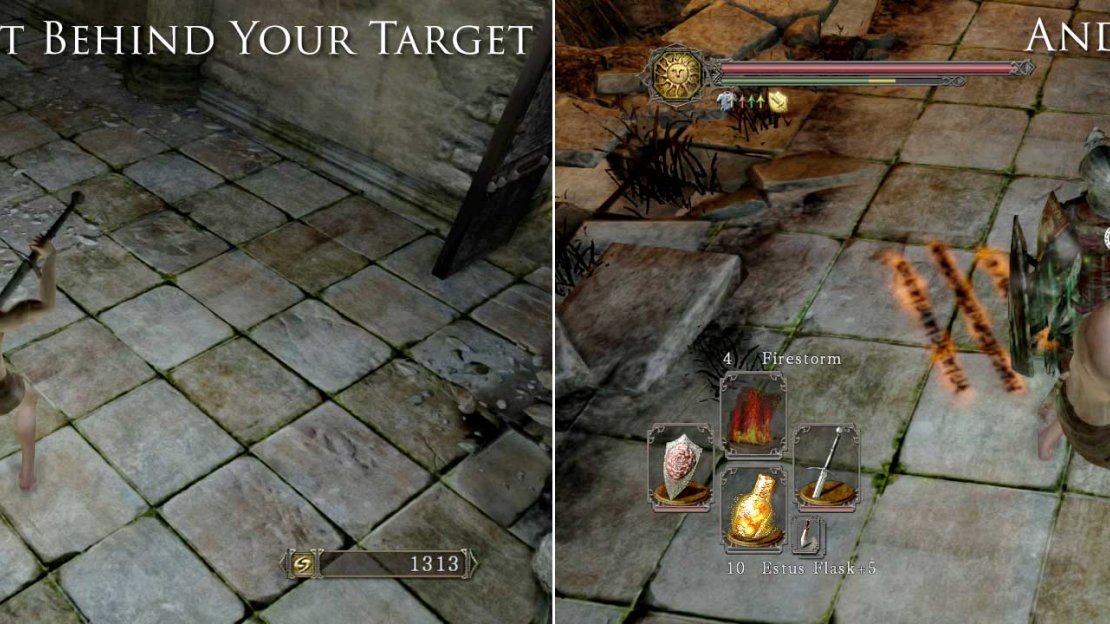 Make sure you’re close enough to your opponent when going for the backstab as it can be surprisingly easy to miss!