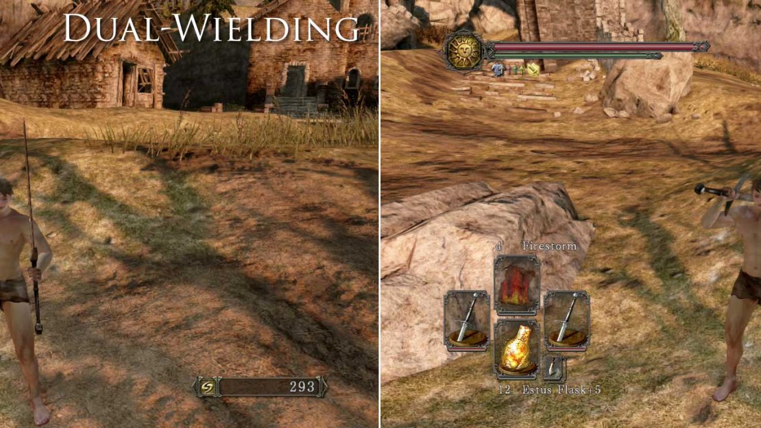 If your stats are high enough you can use a Power Stance when Duel-Wielding to unlock new moves!