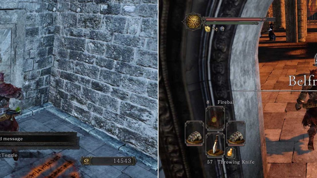 The next ladder leads to the hidden and optional PvP area known as Belfry Sol (which we cover in detail in the next section).