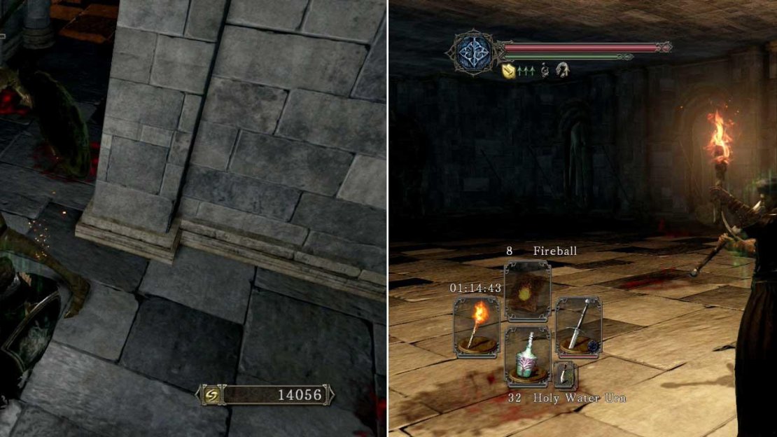 5 Ruined Sentinels versus 1 sounds fair doesn’t it? And the door you want to light up to get out of here.