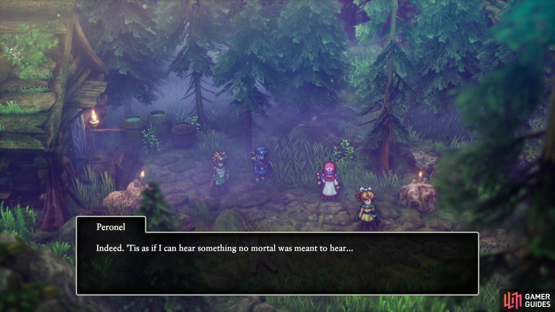 Return to the Deserted Village for your scions to get spooked by the immaterial.