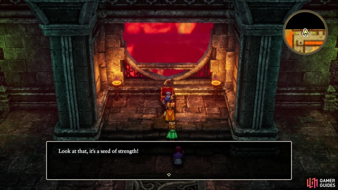 Loot a Seed of Strength along the northern edge of B3,