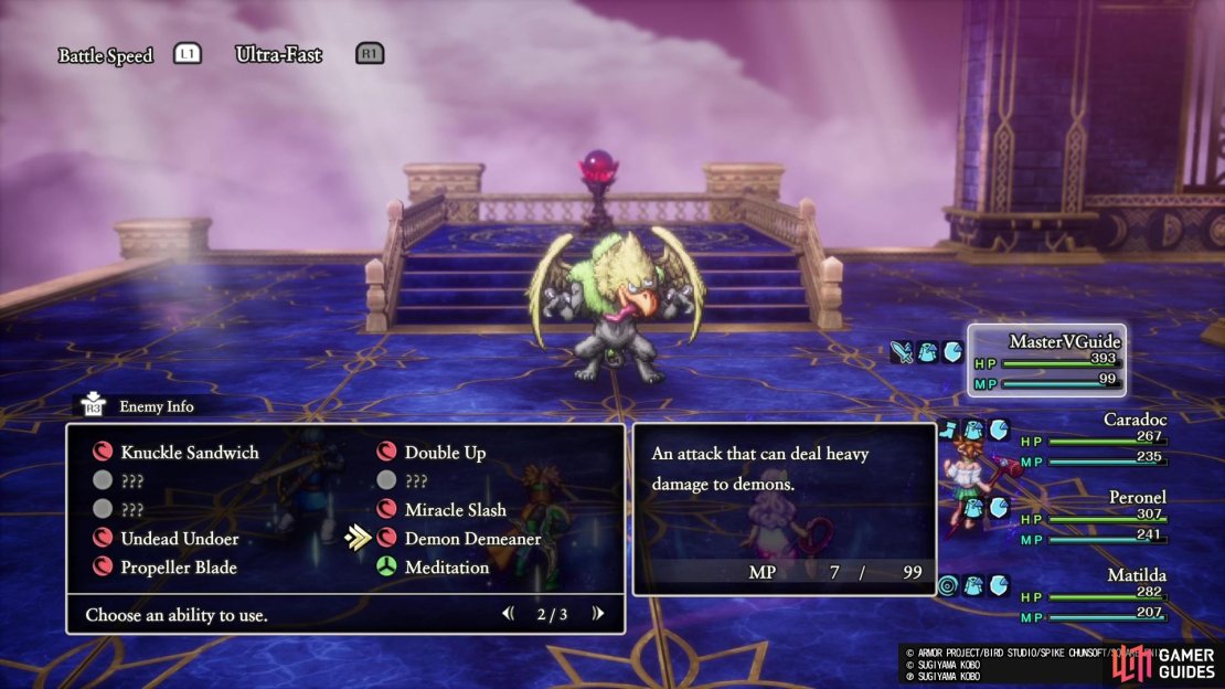 Demon Demeaner is a great choice for your main source of damage on the boss.