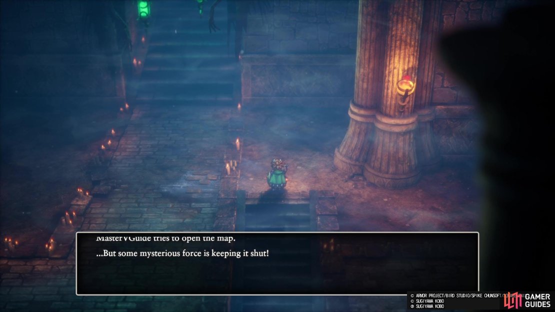 This floor makes it so you cannot use the map at all.