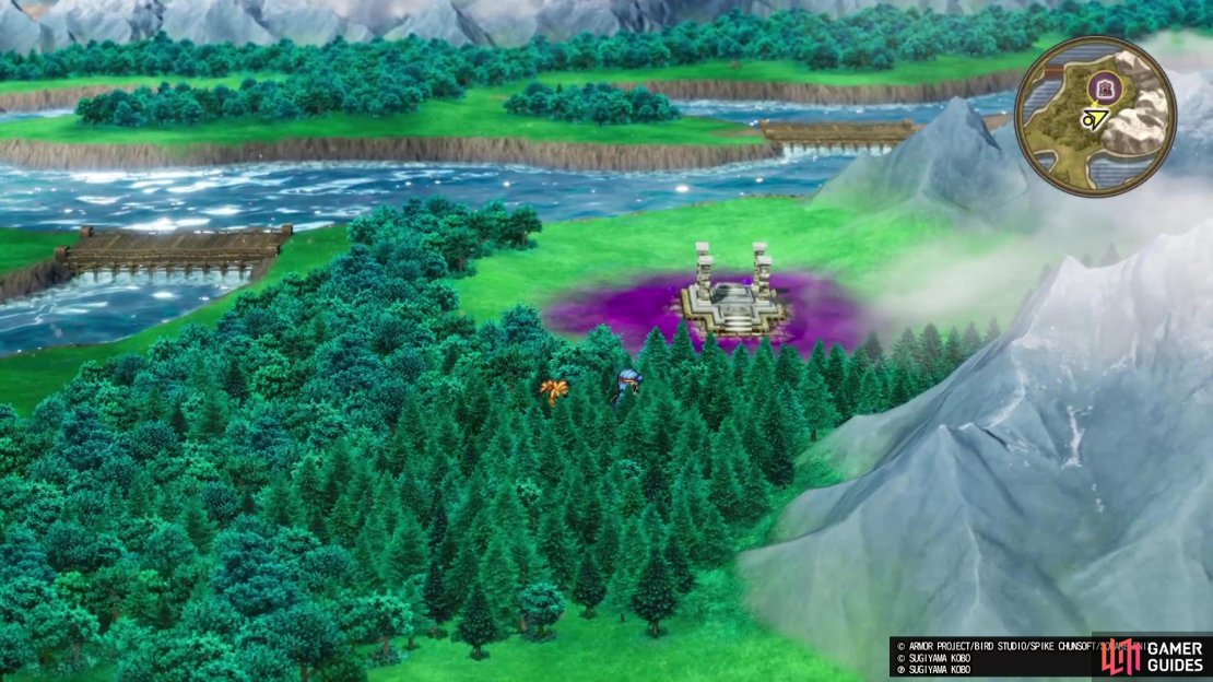 After visiting Moonbrooke for the first time, you will be directed to the Swamp Shrine.
