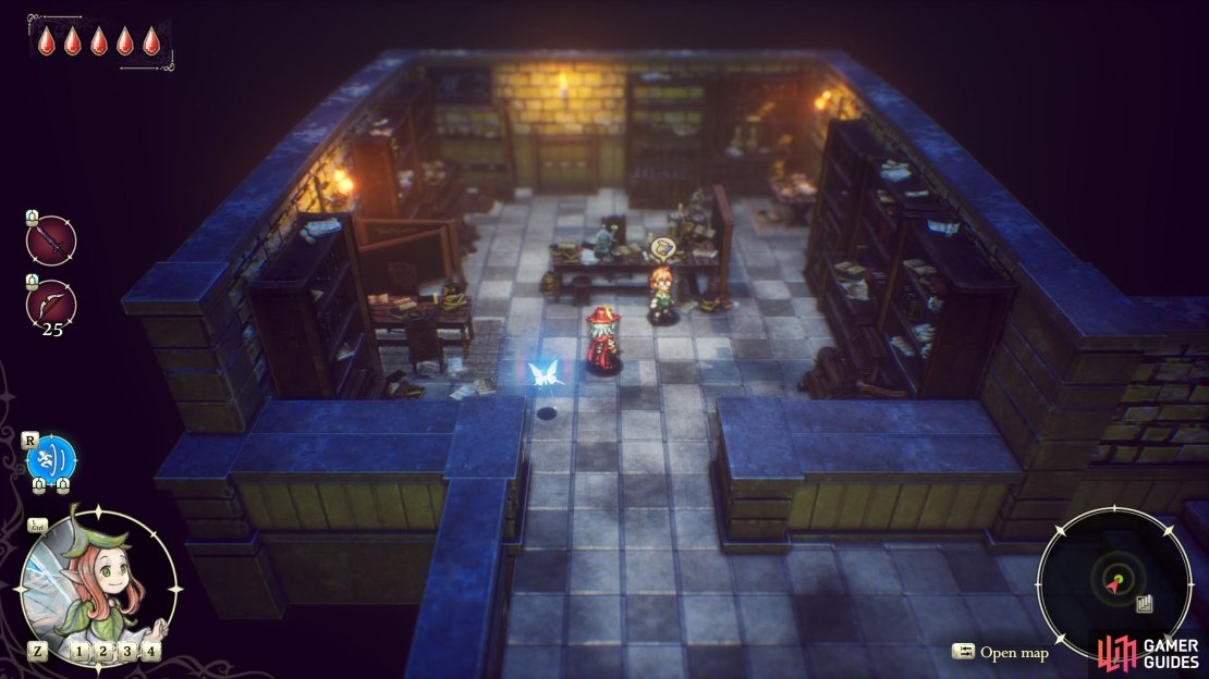 Return to Euygene in Castle Huther after witnessing a scene between Marnie and Hildebrandt in the Age of Magic to start the quest “A Tale for Another Time, Another Place”.